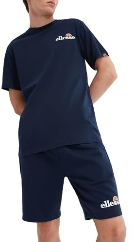 Ellesse Herren Voodoo T-Shirt, Kurzarm, Einfarbig, | Rundhals, Regular Geschnitten, Marken