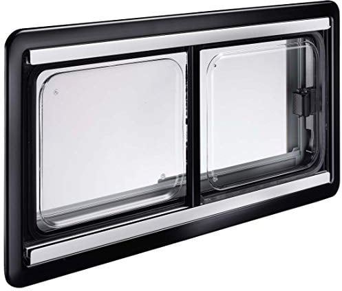 Dometic S5-Schiebefenster 1100 x 450 mm mit doppelt pliss. Duett Wabenrollo