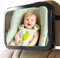 Enovoe Baby-Autospiegel - Bruchsicherer, verstellbarer Rückspiegel für rückwärtsgerichtete Autokindersitze - 360° drehbarer Spiegel für die Rücksitzbank