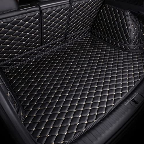 Auto Leder Kofferraummatten für JEEP Renegade 2016-2023, Kofferraumschutz Hund mit Seitenschutz, Wasserdicht Rutschfest Auto Cargo Liner Pads