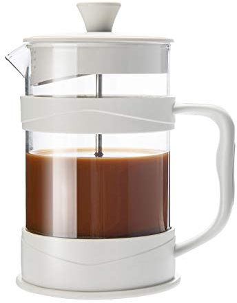 OUHUAN Cafetera de Prensa Francesa de 12 Onzas, Prensas de Café Leche Teteras Vidrio de Borosilicato Hacer Cafe FríO y