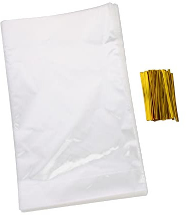 COHEALI 1satz Hier Ist Der Vorgeschlagene Titel Für Ihr Produkt Transparente Keksverpackungstaschen Robuste Faltbare Tüten Für Süßigkeiten Kleine Leckereien Und Partybedarf