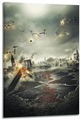 VZRSQZK Filmposter Resident Evil Retribution Poster, dekoratives Gemälde, Leinwand, Wandposter und Kunstdruck, modernes Familienschlafzimmer-Dekor-Poster, 20 x 30 cm