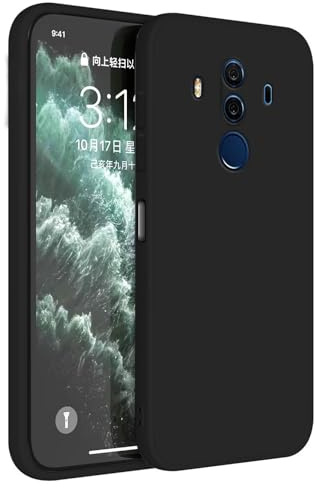 Topme Coque pour Huawei Mate10 Pro (6 inches) Etui Housse, Protecteur de Peau en Silicone TPU - Le Noir