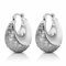 Huge Tomato Glänzende Kristall-Ohrringe, hohle Ohrringe, 14 K vergoldet, Bohemian-Kristall-Ohrringe, Sterling SL für Damen als Geschenk, SL Sterling, Perle