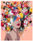 OSDUE Peinture par Numéros pour Adulte, Peinture par Numero pour Enfant et Adulte, Flower Girl(sans Cadre)-DIY Peinture Acrylique Débutants Facile sur Toile Peintures et Pinceaux-40x50cm
