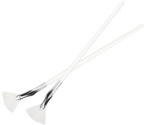 DOITOOL 2stücke Mascara Pinsel Wimpernbürste Make-up Applikatoren Augenbrauen Fächer Für Mädchen Praxis Reisen