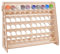 PH PandaHall Organizador de pintura de madera, soporte de pintura con 72 agujeros, soporte de pintura para manualidades, botella de tinta pigmentada, soporte de pinturas para almacenamiento de