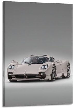 YINXI Hypercar Poster, Motiv: Utopia, Rennwagen, Sportwagen, dekoratives Gemälde, Leinwand, Kunstbild, 50 x 75 cm