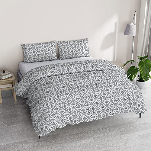 Athena Bettwäsche Made in Italy, Doppelbett Dora Smoke