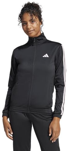 adidas Sweat-shirt pour femme, Noir/rose transparent, M