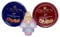 CROWNs BISCUIT Butter Cookies Selection 2 x 140g Tins & 35g Milk Chocolate Coins Classic Butter Biscuits & Assorted Chocolate in Reusable Tins Decorative Storage Tins (Pack of 3)