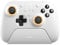 8BitDo Ultimate 2 Bluetooth Controller for Switch & Windows PC, Switch Pro Controller with TMR Joysticks, Switchable Hall Effect/Tactile Triggers, Vibration and Motion Control, RGB Fire Ring, White