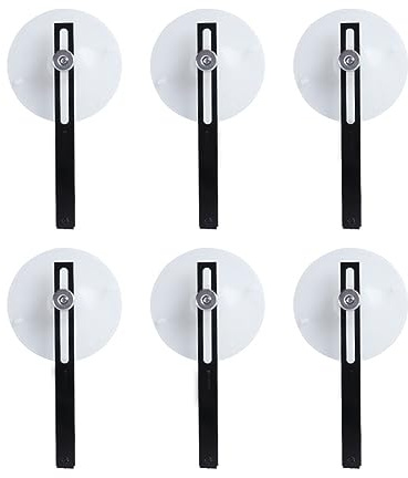 CAIONPLE 6er-Pack TV-Seitenbrett-Halteclip, LED-LCD-TV-Bildschirm-Entferner, Reparaturwerkzeug, Silikon-Vakuum-Saugnapf, Schwarz und
