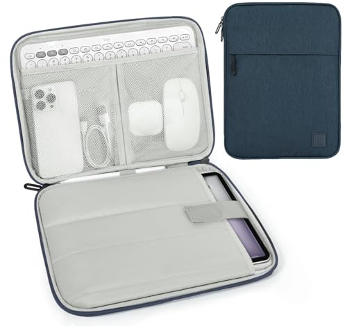 Dadanism 13 Pouces Housse Pochette Tablette Sac Protection, Indigo | pour iPad Air 13 M4/M3, iPad Pro 13 M5, MacBook Neo 13, MacBook Air 13 M5/M4, Galaxy Tab S10+ Plus 12,4, Tab P12 12,7