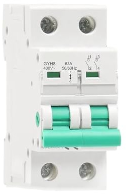 Interrupteur Principal De Sectionneur De Rail Din 2P/4P, Disjoncteur D'isolateur 400VAC 63A 100A 125A(2Pole,125A)