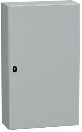 Schneider NSYS3D10625 x Spacial S3D Volltür ohne Montageplatte H1000xB600xT250 IP66 IK10 RAL7035, Weiß