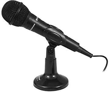 OMNITRONIC M-22 USB Dynamisches Mikrofon | Dynamisches USB-Mikrofon mit Halterung