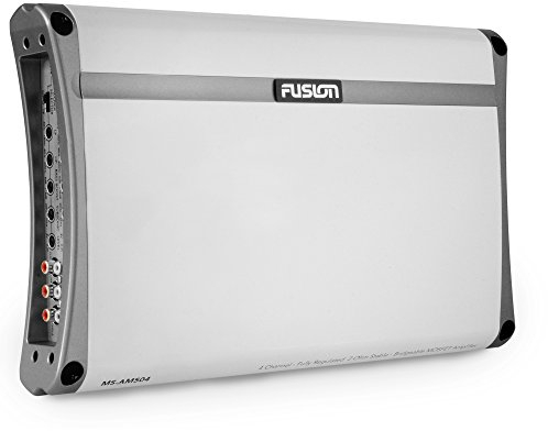 FUSION AM504 - Amplificatore a 4 canali Marine Class AB, 500 W, Colore: Grigio