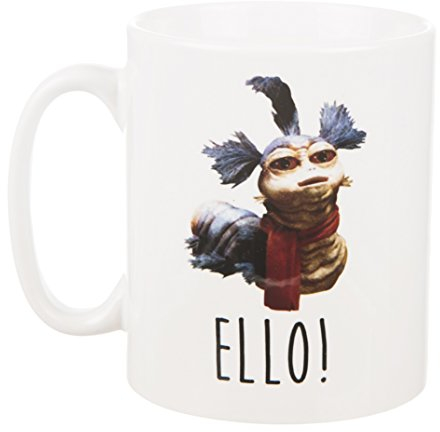 TruffleShuffle Labyrinth Worm Cup of Tea Mug with Box