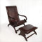 Antyki24 Chesterfield Echt Leder Sessel Lounge Design mit Fuss Hocker Armlehne Vintage