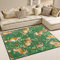 Use7 Teppich mit lustigem Kaninchen und Herzen, für Wohnzimmer, Schlafzimmer, Textil, Mehrfarbig, 203cm x 147.3cm(7 x 5 feet)