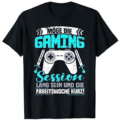 Gamer Zocker Games Pc - Lustiger Gaming Spruch T-Shirt