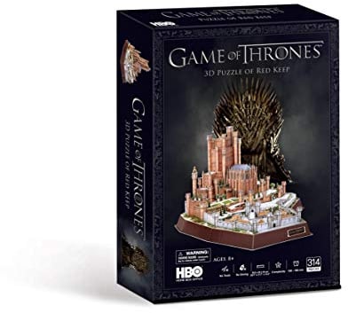 Paul Lamond Game of Thrones Red Keep 3D Puzzle, Multicolor, 22.5 x 33.2 x 6 centimetres