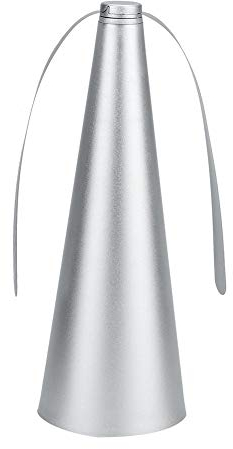 Nikou Fliegenabwehr-Ventilator - Fly Repellent Fan mit Zwei Lüfterflügeln Halten Sie Fliegen und Insekten von Ihrem Food Desktop fern, ohne Chemikalien zu verwenden(Silber-)