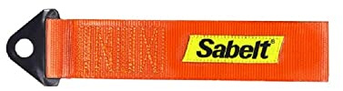 Sabelt Orangefarbenes Anhängerband mit 2,9 Tonnen für maximale Belastung