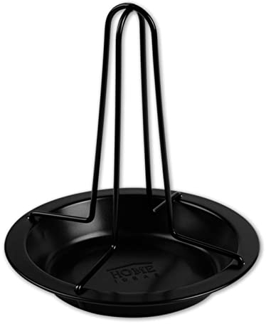 Hähnchenhalter inkl. Auffangschale Hähnchenbräter Grill Ofen Hähnchengriller Hähnchen Halter Ständer Hähnchenständer