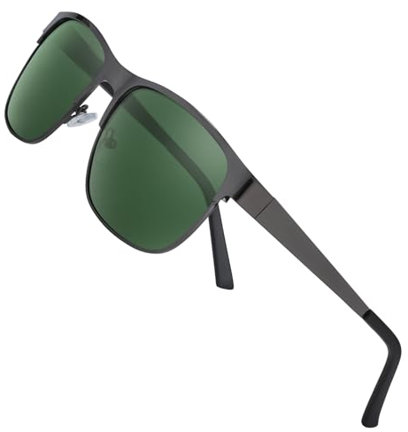 TJUTR Polarisierte Sonnenbrille Herren UV Schutz Sportbrille für Fahren Angeln Wandern