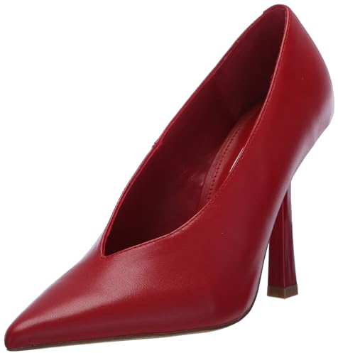 Steve Madden Damen Sedona Pumps, Rotes Leder, 40 EU