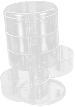 Cabilock Boîte De Rangement Rotative Pour Bijoux Robuste Et Multifonction Idéale Pour Mariage Fiançailles Noël