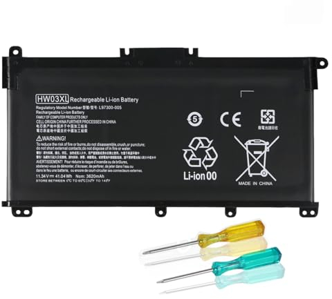 WAKEACH HW03XL Batteria per laptop L97300-005 hp Pavilion 15-EG 15-EH 17-CN 17-CP 15-eg0073cl 15-eg0070wm 15-eh0050wm 17-cn0xxx 17-cn0023dx 17-cn0053cl L9688 7-421 HWO3XL Batteria di ricambio