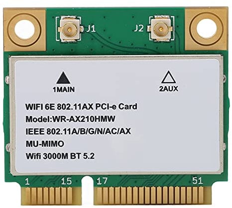 Wireless Net Card 5374M Wifi 6E 5G Triple Band Gigabit 6Ghz Band Pcb Wifi Card With Mini Pcie Port For Laptop