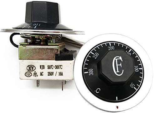 Diarypiece Termostato AC 250V 16A 50-300/50-400°C Manopola Liquido Rising Temperature Controller NO NC per Forno Elettrico