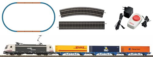 Piko 96900 H0-Analoges Startset mit E-Lok TRAXX und Güterzug, RENFE, Ep.VI