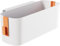 Ruikcoll Orange Bett Organizer zum Einhängen, Hängekörbe mit 2 Abnehmbarer Haken, Robuste Nachttisch Caddy,Wohnheim, für Familie, Büro