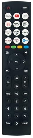 Telecomando vocale di ricambio ERF2N36 Fit for Hisense TV 75A69K 75E6KT 75E61KT 75E62KT 75E63KT 75A6KTUK 75A67KTUK 75A68KTUK 75A69KTUK 75E6KTUK 75E61KTUK