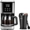 Aigostar Kaffeemaschine mit Mahlwerk, Filterkaffeemaschine+ Elektrische Kaffeemühle (14 Tassen, 1000W, 24h Programmierbar, 2 Stärkeebenen, Warmhaltefunktion)& (60g, 200W, Elektrische Propellermühlen)