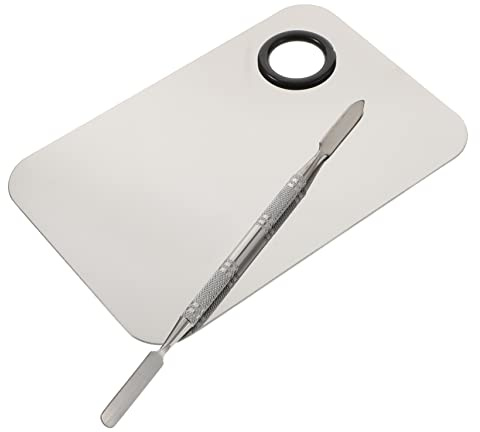 MAJORMENCH Cosmetic Tool Palette and Set Professional Makeup Mixing Blending Palette for Foundation and Nail Art Suitable for Beauty Salons and Diy Use