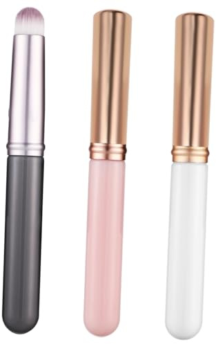 Lippenstift Applikator Concealer Pinsel 3 Stück mit Schutzkappe