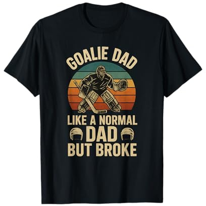 Goalie Dad Funny Hockey Torwart Vintage T-Shirt