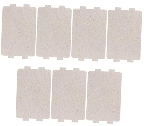 Artibetter 7 Stück Mikrowellen Mica-platten aus Hitzebeständigem Material Mikrowellen Ersatzteil für Ofen Wärmeisolierung Passend für Mikrowellenherde