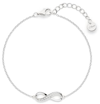 s.Oliver Damen Schmuck – Halsketten, Armbänder und Ohrstecker aus 925 Silber mit verschiedenen Infinity Designs – Alltagstauglich, Elegant & Zeitlos – Perfekte Geschenkidee