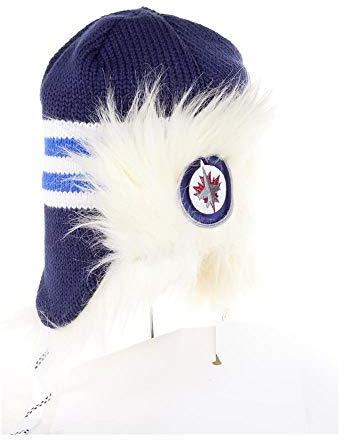 Reebok NHL WINNIPEG JETS Fur Trooper Wintermütze (Knit) NEU/OVP