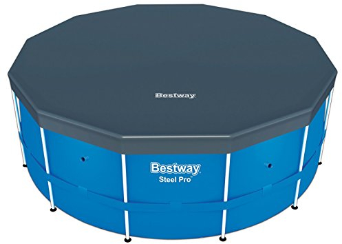 BESTWAY STEEL FRAME SWIMMING POOL COVER 10FT 12FT 15FT (POOL NOT INCLUDED) 12FT BW58037