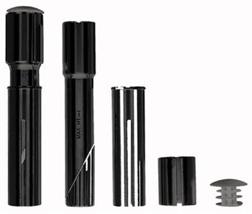 Humpert Vorbauerhöhung Gewinde/Ahead 1 + 1 1/8 Alu schwarz