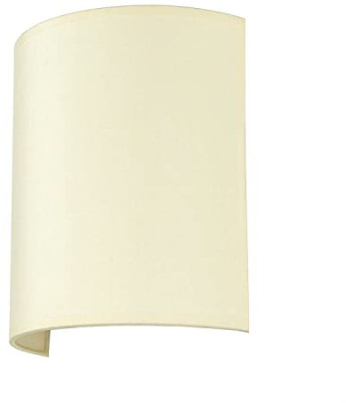 Licht-Erlebnisse Wandleuchte Stoff Creme Weiß inkl. 1x LED E27 Wandlampe Wohnzimmer Schlafzimmer